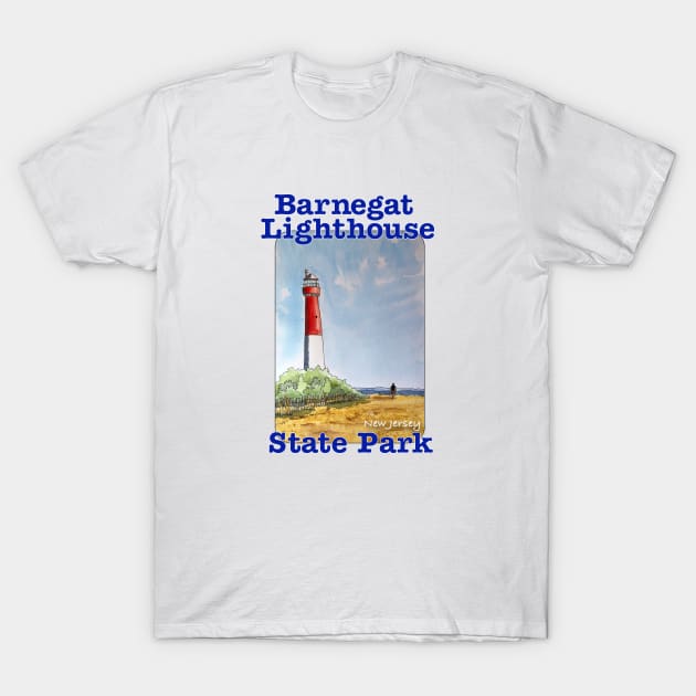 Barnegat Lighthouse State Park, New Jersey T-Shirt by MMcBuck
